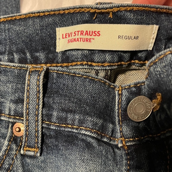 Levi’s Levi Strauss Signature Regular Baggy Relaxed Fit Blue Denim Jeans 36 x 30 - Picture 4 of 7
